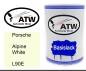 Preview: Porsche, Alpine White, L90E: 500ml Lackdose, von ATW Autoteile West.